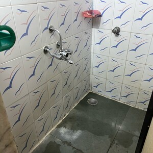 Bathroom in 1 BHK Apartment at Som Dutta CHS, Sanpada Sector 1 – for Rent