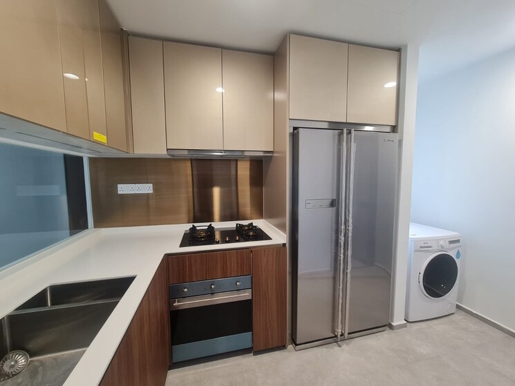 Kitchen, bini-winspace-amelio 2 Bedroom 730 Sq.Ft. Apartment In Andheri West Mumbai 9349049