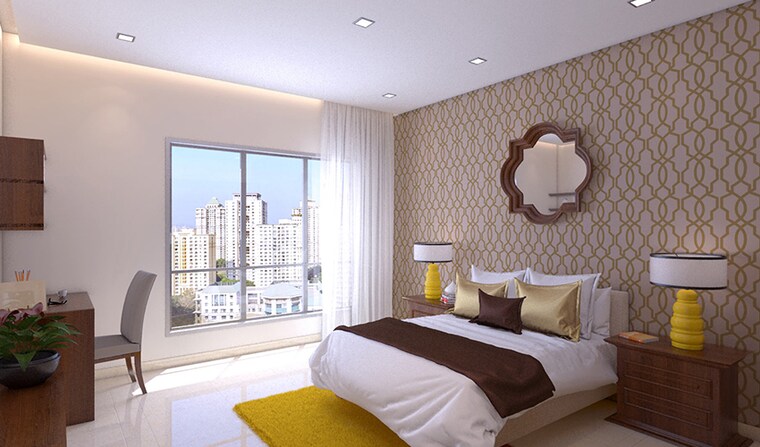 Bedroom, hiranandani-fortune-city 2 Bedroom 781 Sq.Ft. Apartment In New Panvel Navi Mumbai 9349059