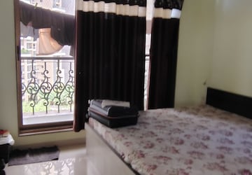 Bedroom in 2 BHK Apartment at Vighnahar Heights, Nerul – for Rent
