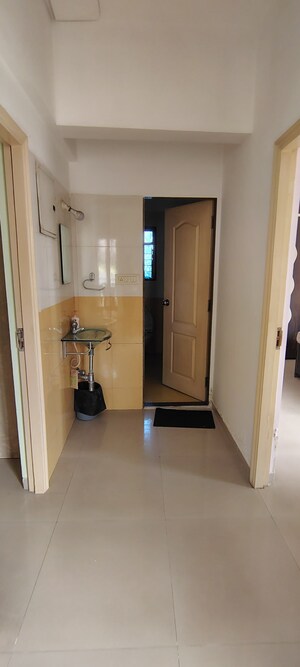 Bathroom in 2 BHK Apartment at Vighnahar Heights, Nerul – for Rent