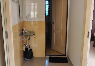 Bathroom in 2 BHK Apartment at Vighnahar Heights, Nerul – for Rent