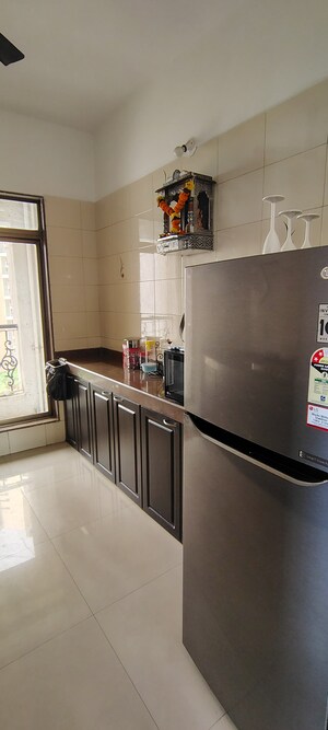 Kitchen in 2 BHK Apartment at Vighnahar Heights, Nerul – for Rent