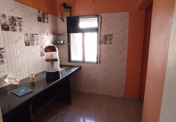 Kitchen in 1 BHK Apartment at Kanchan Pushp Society, Ghodbunder Road – for Rent