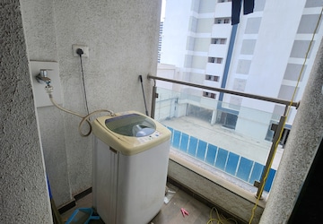 Master Bedroom in 1 RK Apartment at Gera World of Joy, Kharadi – for Rent