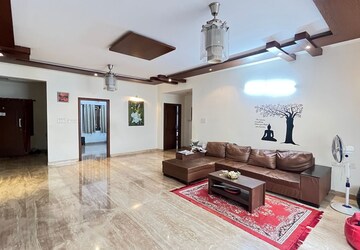 Living Room in 4 BHK Builder Floor at Hsr Layout – for Rent