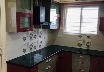 Kitchen in 3 BHK Apartment at Aparna Serene Park, Kondapur – for Rent