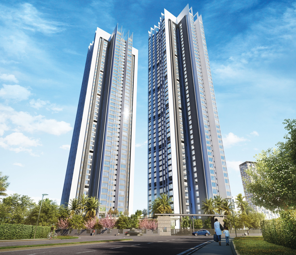 2 BHK + Pooja Room Apartment For Rent in Sunteck City Avenue 4