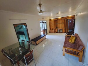 Living Room in 3 BHK Penthouse at Aashiyana Park, Aundh – for Rent