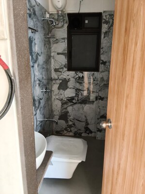 Bathroom in 1 BHK Apartment at Sayba Swarna, Nehru Nagar – for Rent