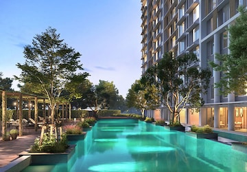 Swimming Pool in 2 BHK Apartment at Adani Ten BKC, Bandra East – for Sale