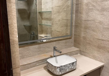 Bathroom in 4 BHK Apartment at Adani Ten BKC, Bandra East – for Rent
