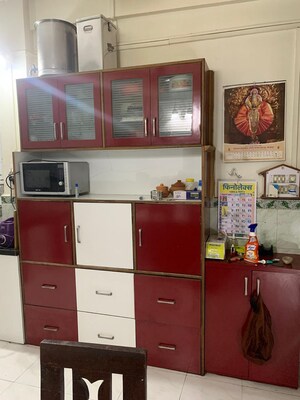 Kitchen in 3 BHK Apartment at Pushpasuhas Apartment, Aundh – for Rent