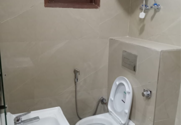 Bathroom in 3 BHK Builder Floor at Vasant Kunj – for Rent