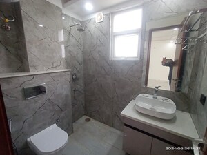 Bathroom in 3 BHK Builder Floor at Vasant Kunj – for Rent