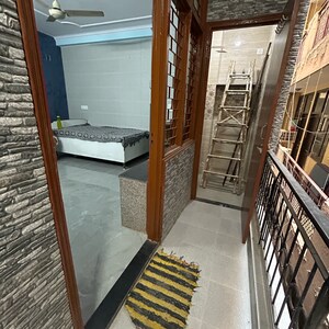 Balcony in 1.5 BHK Builder Floor at Kotla Mubarakpur – for Rent