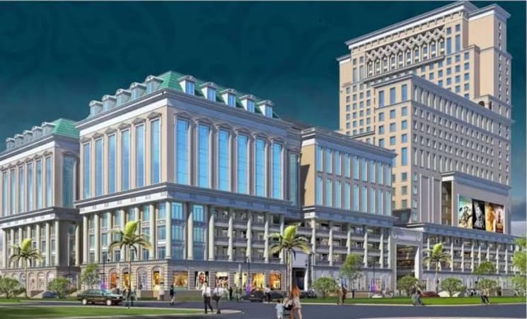 Exterior View, pks-town-central Commercial Office Space 836 Sq.Ft. In Sector 16b Greater Noida Greater Noida 9349429