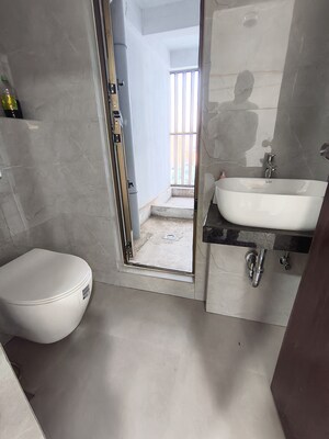 Bathroom in 1 BHK Apartment at Raymond Ten X Habitat, Pokhran Road No Two – for Rent