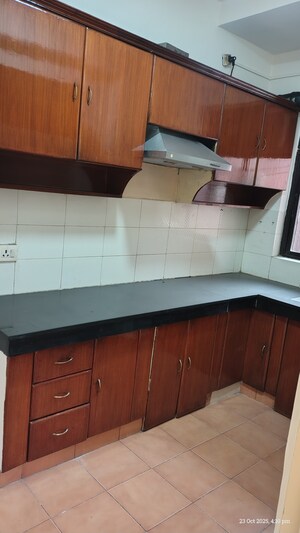 Kitchen in 3 BHK Apartment at Unitech Palms, South City 1 – for Rent