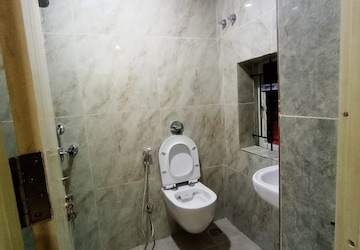 Bathroom in 3 BHK Apartment at SV Towers Koramangala, Koramangala – for Rent