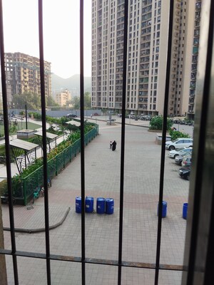 Balcony in 1 BHK Apartment at Dosti Planet North Onyx, Shilphata – for Rent