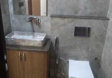 Bathroom in 3 BHK Villa at Mansarovar Extension – for Rent