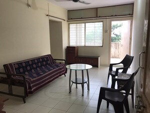 Living Room in 2 BHK Apartment at Amit Nandanvan, Pimple Nilakh – for Rent