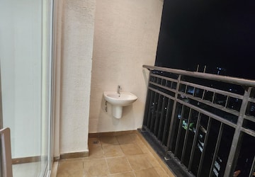 Balcony in 3 BHK Apartment at Prestige Tranquil, Kokapet – for Rent