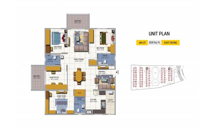 Master Plan, urbanrise-on-cloud-33 2 Bedroom 1110 Sq.Ft. Apartment In Bachupally Hyderabad 9349584