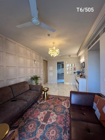 Living Room in 2 BHK Apartment at M3M Heights, Sector 65 – for Rent