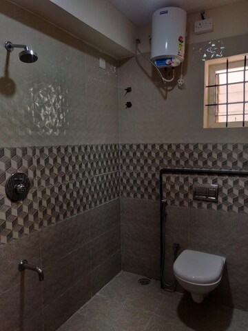 Bathroom in 4 BHK Apartment at Shree Lakshmi Grand, Koramangala – for Rent