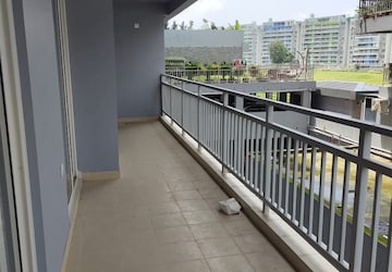 Balcony in 2 BHK Apartment at Pacific Golf Estate, Kulhan – for Rent