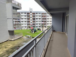 Balcony in 2 BHK Apartment at Pacific Golf Estate, Kulhan – for Rent