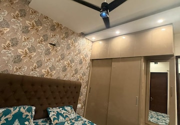 Bedroom in 3 BHK Apartment at Green Valley Heights, Dhakoli – for Rent