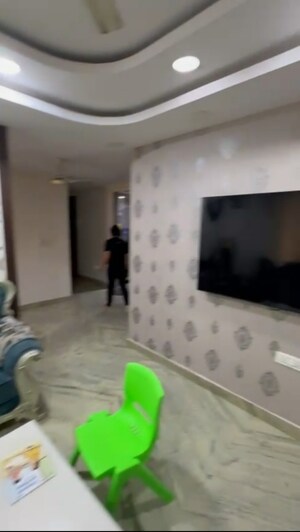 Living Room in 3 BHK Builder Floor at East Patel Nagar – for Rent