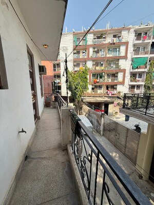 Balcony in 3 BHK Builder Floor at Chattarpur – for Rent