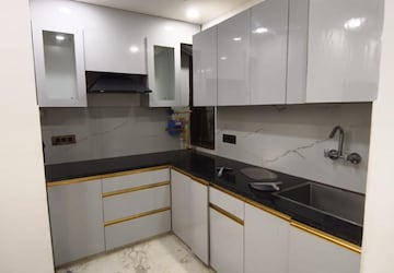 Kitchen in 2 BHK Builder Floor at Palm Residency Chhatarpur, Chattarpur – for Rent