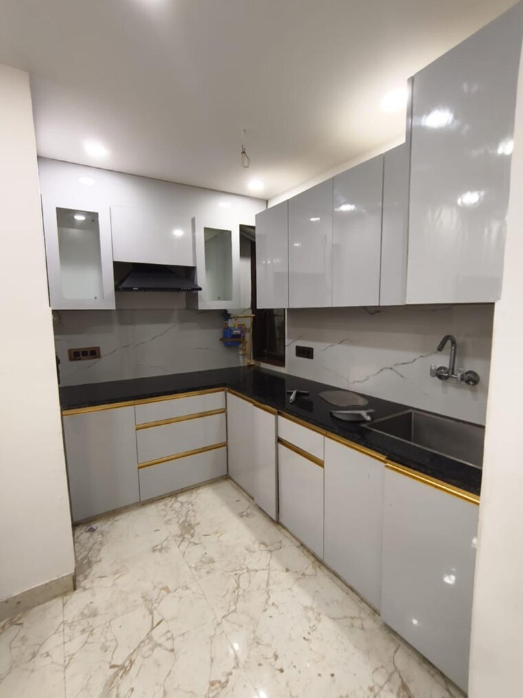 Kitchen, palm-residency-chhatarpur 2 Bedroom 800 Sq.Ft. Builder Floor In Chattarpur Delhi 9349887