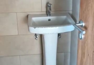 Bathroom in 3 BHK Apartment at Prestige Primrose Hills, Banashankari 6th Stage – for Rent