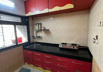 Kitchen in 2 BHK Apartment at Aum Sahil Tower, Lower Parel – for Rent