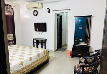 Living Room in 3 BHK Apartment at Jaipurias Sunrise Greens Zirakpur, Vip Road – for Rent