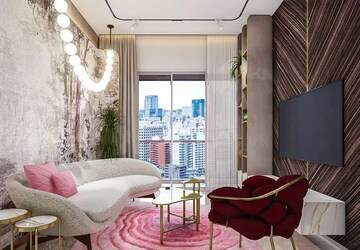 Living Room in 4 BHK Apartment at Piramal Mahalaxmi, Mahalaxmi – for Sale