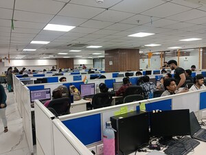 Team Area in  Office Space at Rupa Solitaire, Kopar Khairane – for Rent