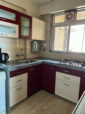 Kitchen in 3 BHK Apartment at Hiranandani Avalon, Powai – for Rent