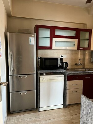 Kitchen in 3 BHK Apartment at Hiranandani Avalon, Powai – for Rent