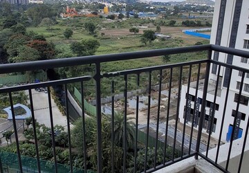 Balcony in 3 BHK Apartment at Godrej Nurture Pune, Mamurdi – for Rent