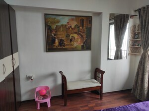 Living Room in 2 BHK Apartment at Lake Primrose, Powai – for Rent
