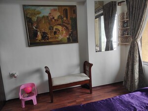 Living Room in 2 BHK Apartment at Lake Primrose, Powai – for Rent