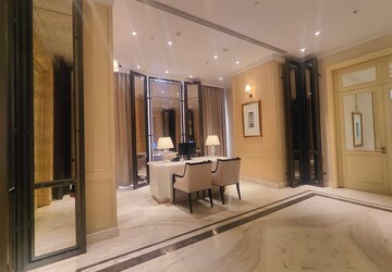 Living Room in 1 BHK Apartment at Bhartiya Leela Residences, Thanisandra Main Road – for Rent