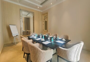 Team Area in 1 BHK Apartment at Bhartiya Leela Residences, Thanisandra Main Road – for Rent